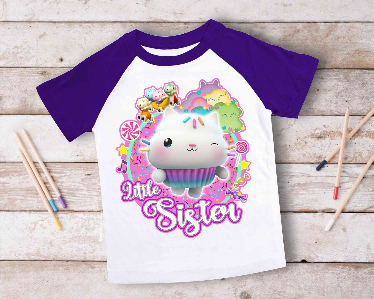 Dollhouse Birthday T Shirt, Gabby Theme Party Shirt , Gift Birthday Shirt, family tees Custom