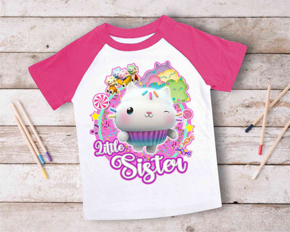 Dollhouse Birthday T Shirt, Gabby Theme Party Shirt , Gift Birthday Shirt, family tees Custom