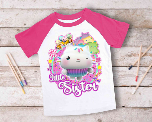 Dollhouse Birthday T Shirt, Gabby Theme Party Shirt , Gift Birthday Shirt, family tees Custom