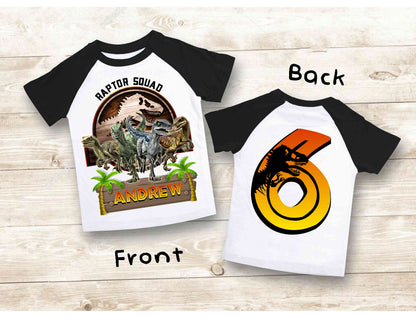 Jurassic World Camp Birthday T Shirt, Camp Jurassic Birthday theme, Family Jurassic birthday, family tees Custom