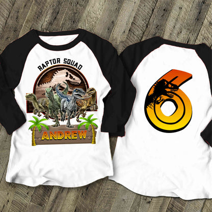 Jurassic World Camp Birthday T Shirt, Camp Jurassic Birthday theme, Family Jurassic birthday, family tees Custom