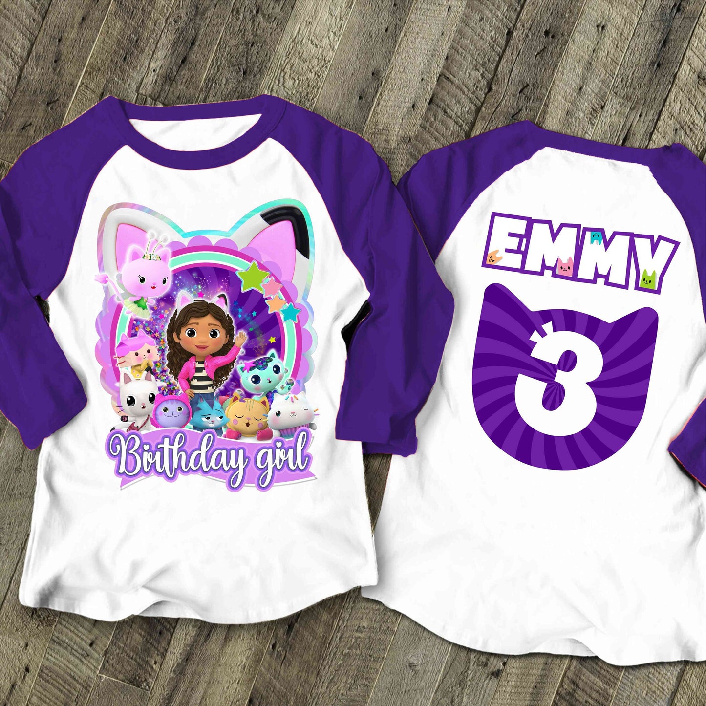 Dollhouse Birthday T Shirt, Gabby Theme Party Shirt , Gift Birthday Shirt, family tees Custom
