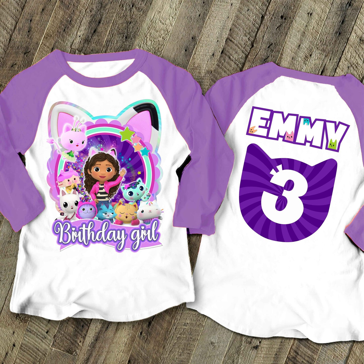 Dollhouse Birthday T Shirt, Gabby Theme Party Shirt , Gift Birthday Shirt, family tees Custom