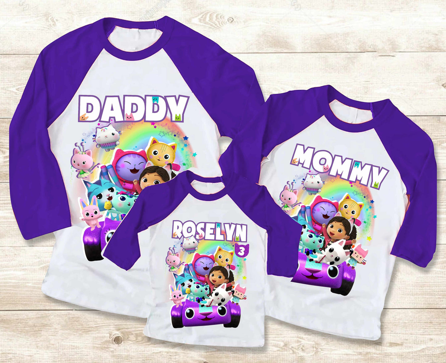 Dollhouse Family Birthday T Shirt, Gabby Theme Party Shirt , Gift Birthday Shirt, family tees Custom