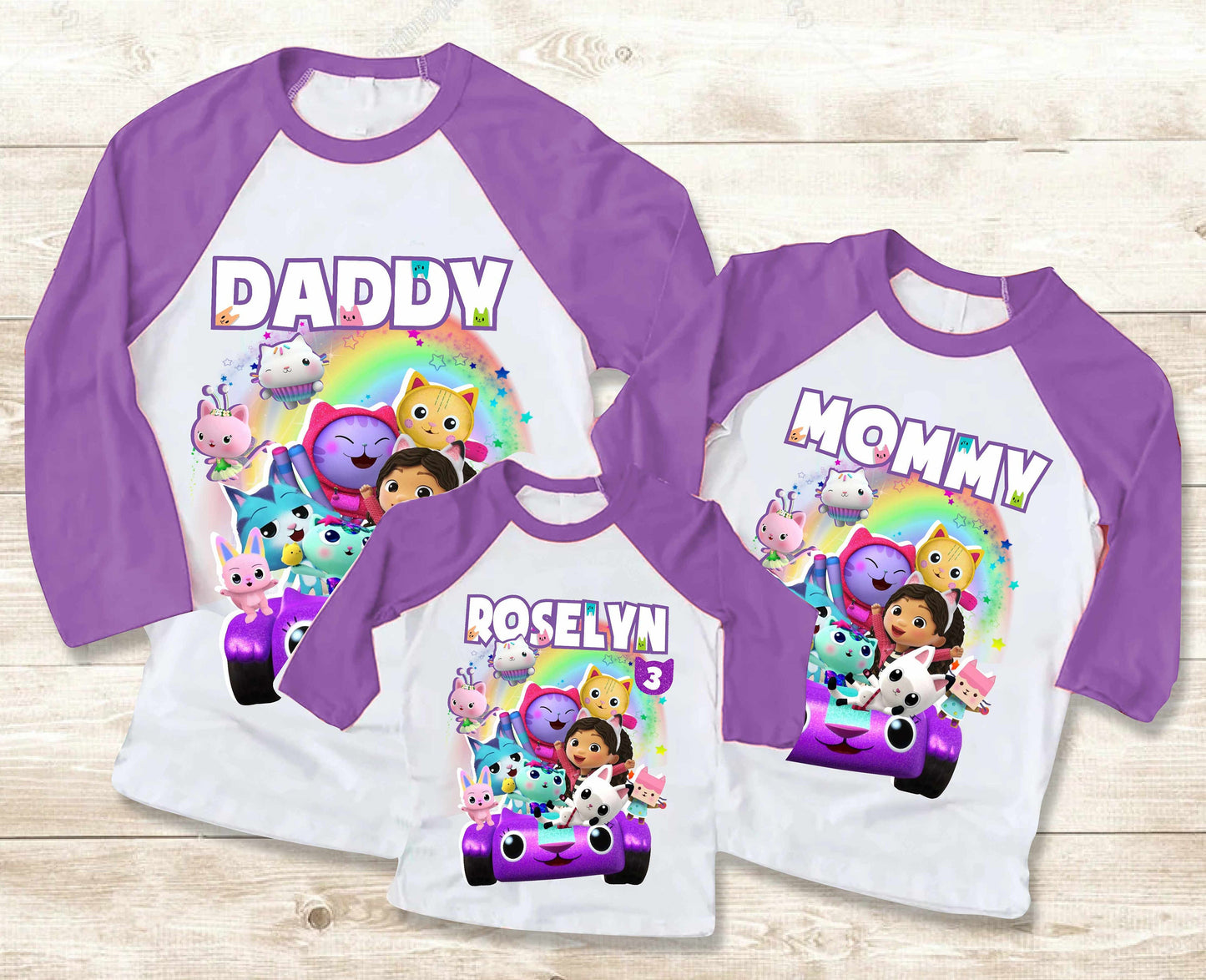 Dollhouse Family Birthday T Shirt, Gabby Theme Party Shirt , Gift Birthday Shirt, family tees Custom