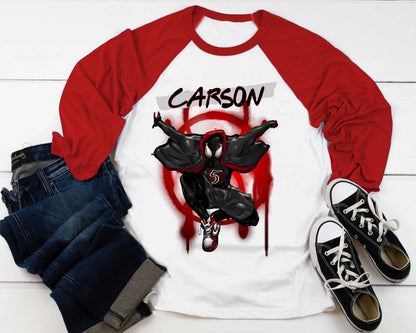 Spiderman Inspired Birthday T Shirt, Spidey & His friends theme Party, Gift Birthday Shirt, family tees Custom