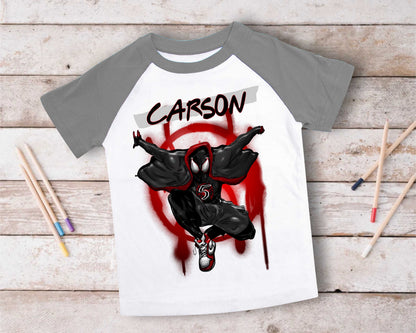 Spiderman Inspired Birthday T Shirt, Spidey & His friends theme Party, Gift Birthday Shirt, family tees Custom