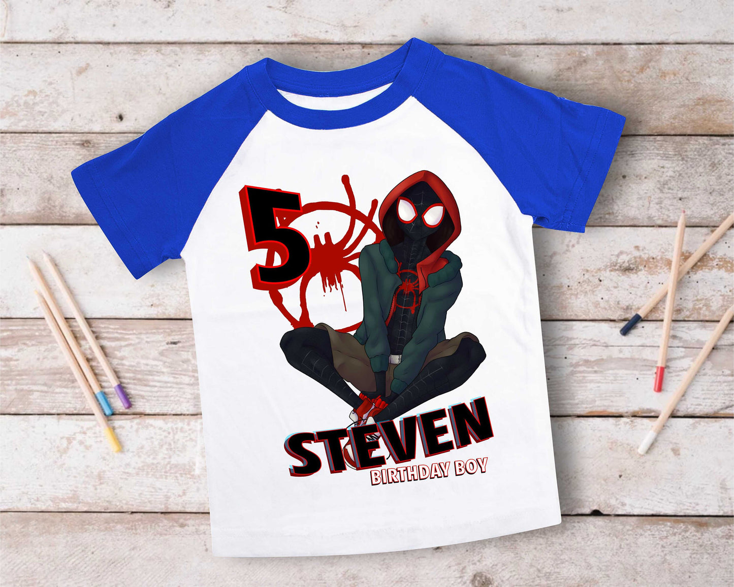 Spiderman Inspired Birthday T Shirt, Spidey & His friends theme Party, Gift Birthday Shirt, family tees Custom