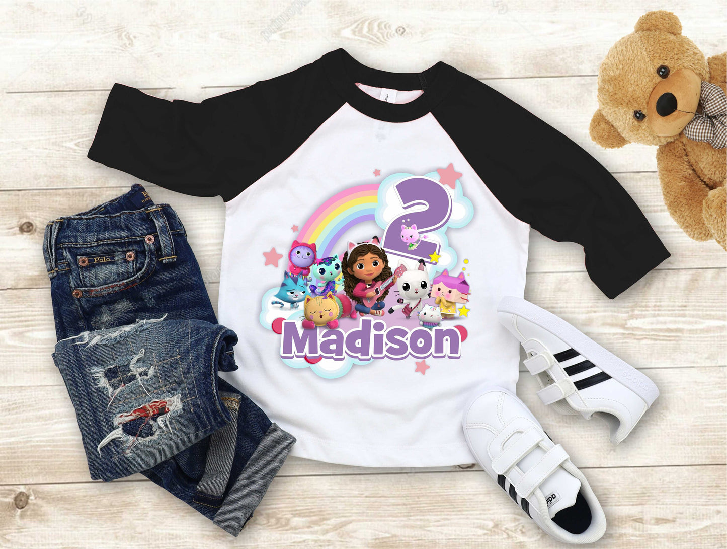 Dollhouse Birthday T Shirt, Gabby Theme Party Shirt , Gift Birthday Shirt, family tees Custom
