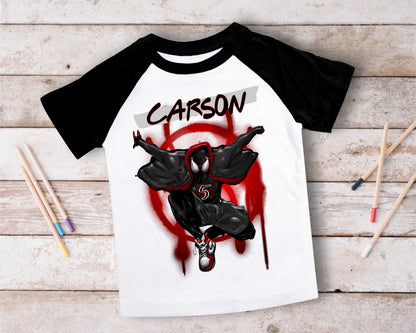 Spiderman Inspired Birthday T Shirt, Spidey & His friends theme Party, Gift Birthday Shirt, family tees Custom