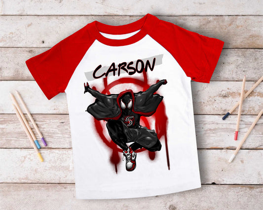 Spiderman Inspired Birthday T Shirt, Spidey & His friends theme Party, Gift Birthday Shirt, family tees Custom