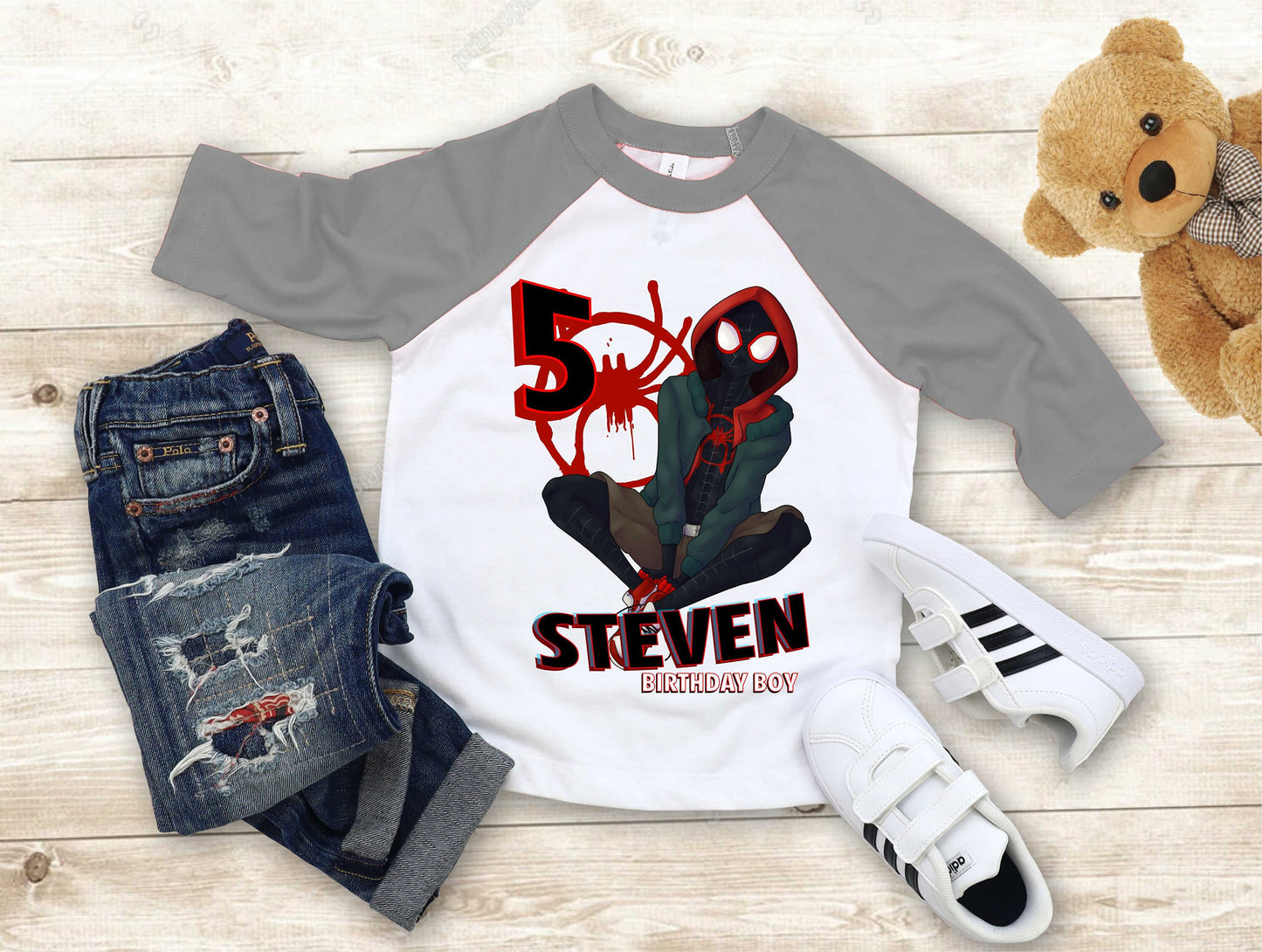 Spiderman Inspired Birthday T Shirt, Spidey & His friends theme Party, Gift Birthday Shirt, family tees Custom