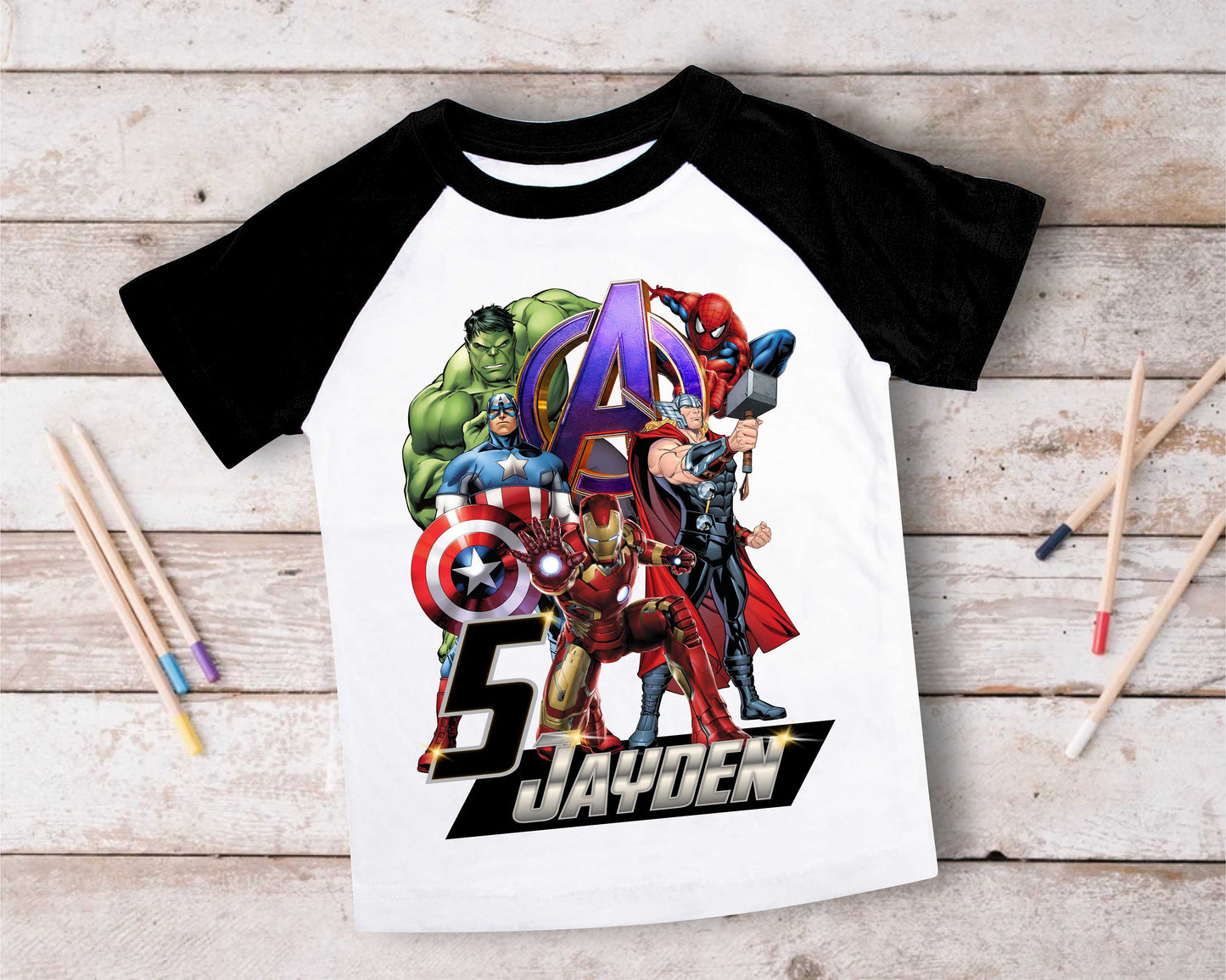 Superhero Comic Birthday T Shirt, Superhero theme Party, Iron Man, Hulk Personalized shirt Kids, family tees Custom
