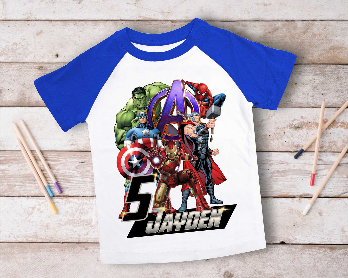 Superhero Comic Birthday T Shirt, Superhero theme Party, Iron Man, Hulk Personalized shirt Kids, family tees Custom