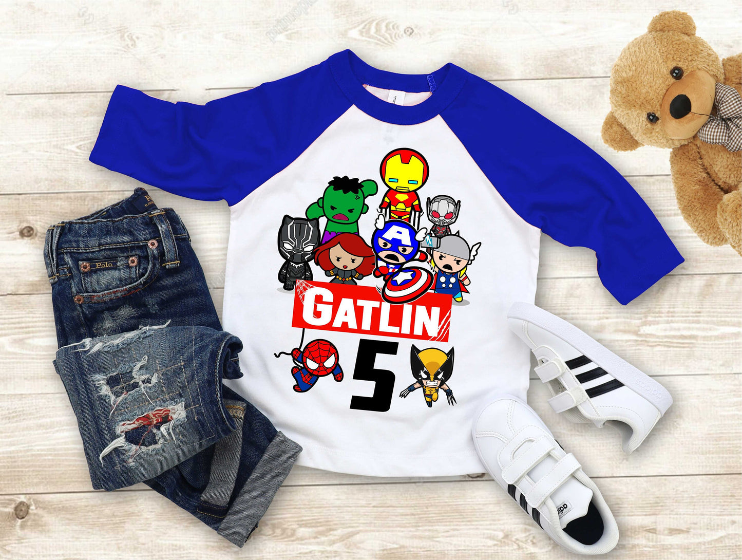 Superhero Comic Birthday T Shirt, Superhero theme Party, Iron Man, Hulk Personalized shirt Kids, family tees Custom