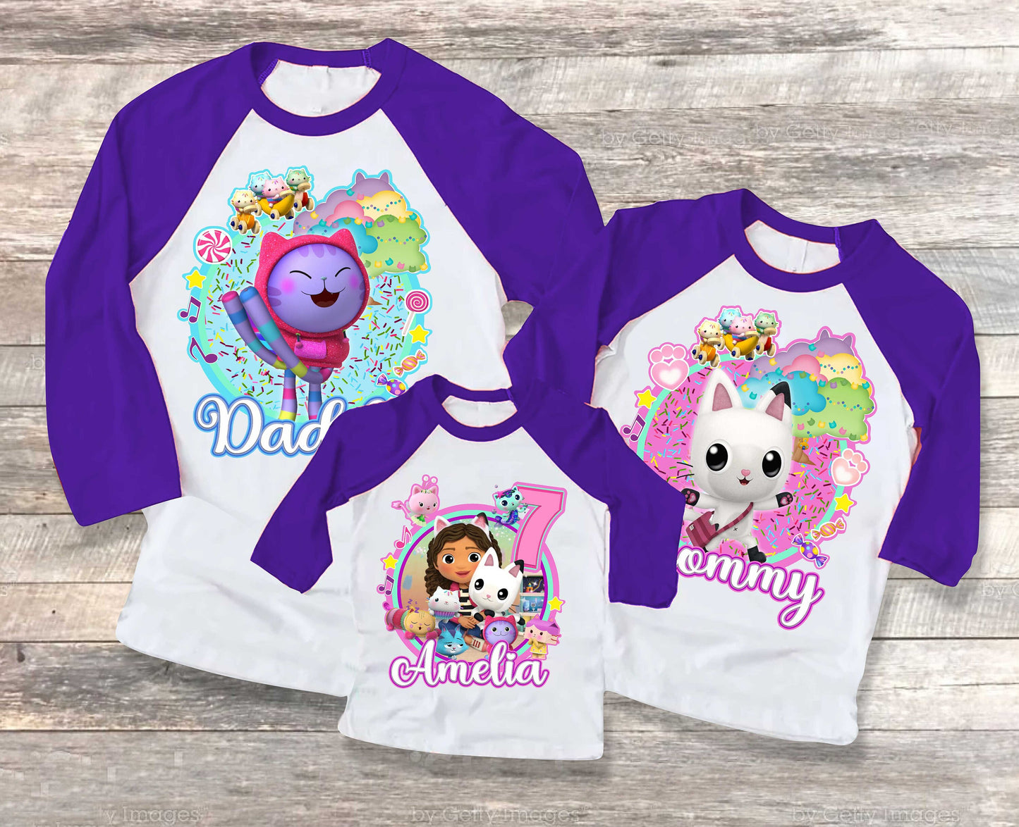 Dollhouse Family Birthday T Shirt, Gabby Theme Party Shirt , Gift Birthday Shirt, family tees Custom
