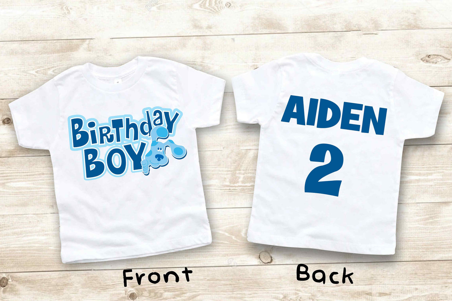 Blue Clues Birthday T Shirt, Personalized shirt kids, Family tees Custom