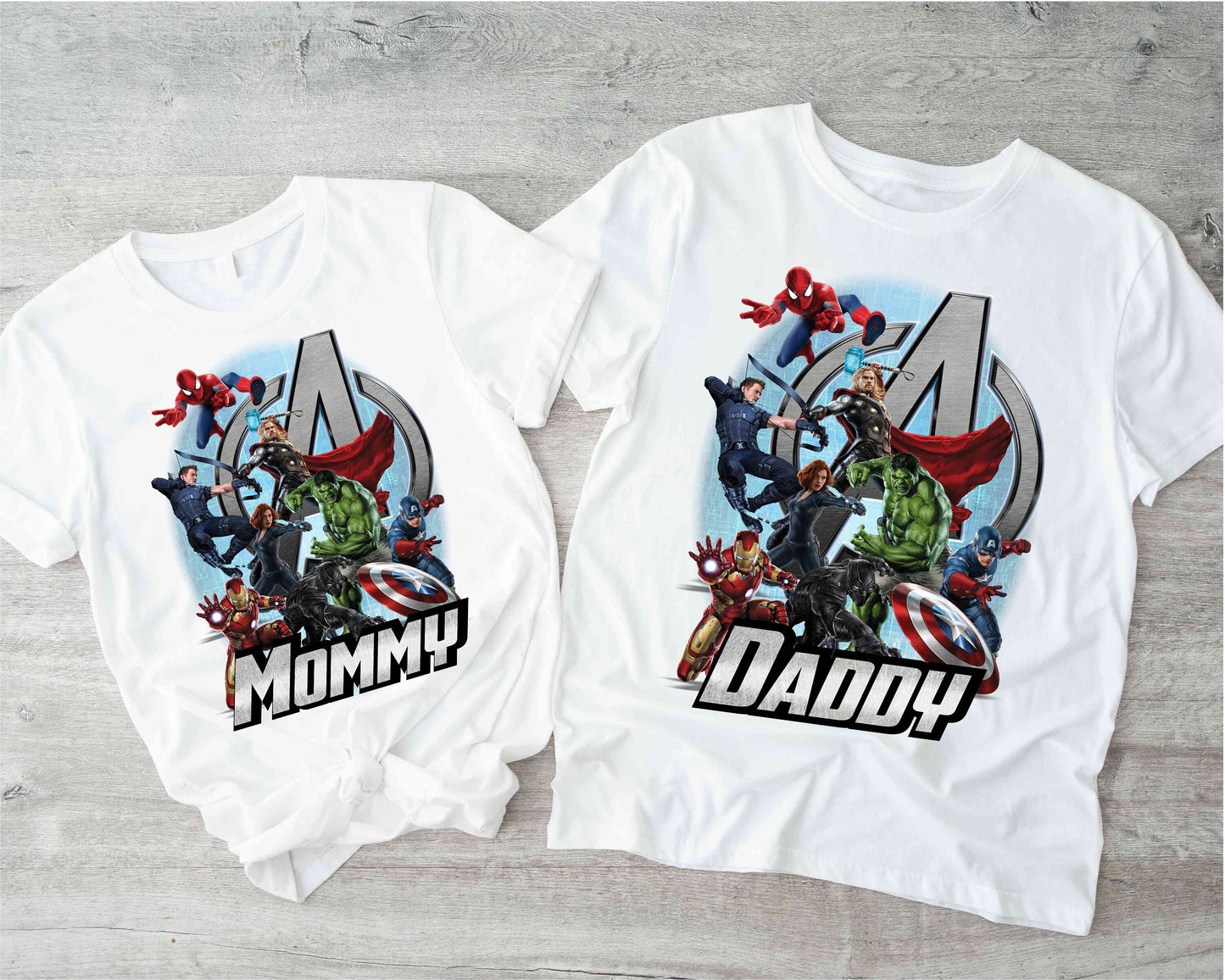 Superhero Family Birthday Shirt, Superhero Family Party shirt, Iron Man, Custom Family shirt , Gift Birthday Shirt, family tees Custom