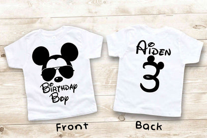 Mickye Mouse Birthday Shirt, Disney theme Party, Gift Birthday Shirt, family tees Custom