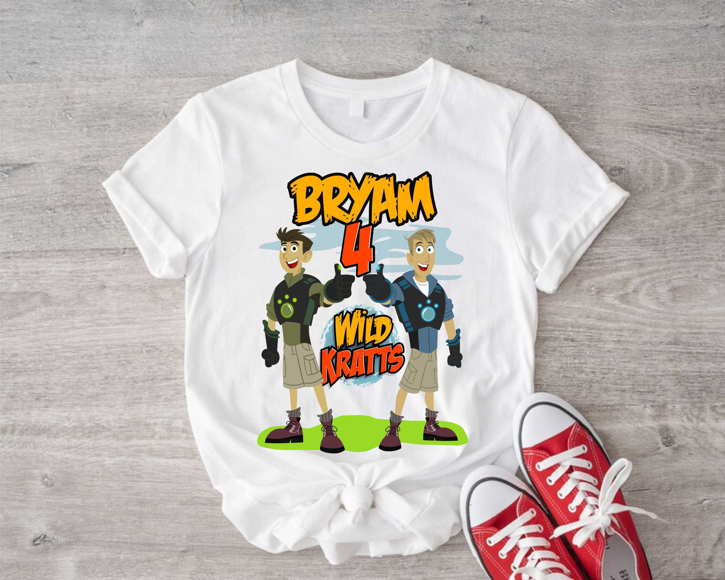 Wild Friends  Birthday T Shirt, Kratts  theme Party, Wild Friends  Personalized shirt for kids, Gift  Birthday Shirt, family tees Custom