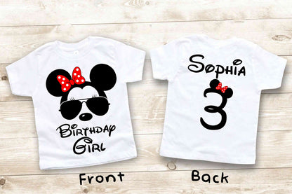 Mickye Mouse Birthday Shirt, Disney theme Party, Gift Birthday Shirt, family tees Custom
