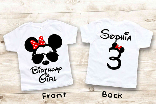 Mickye Mouse Birthday Shirt, Disney theme Party, Gift Birthday Shirt, family tees Custom