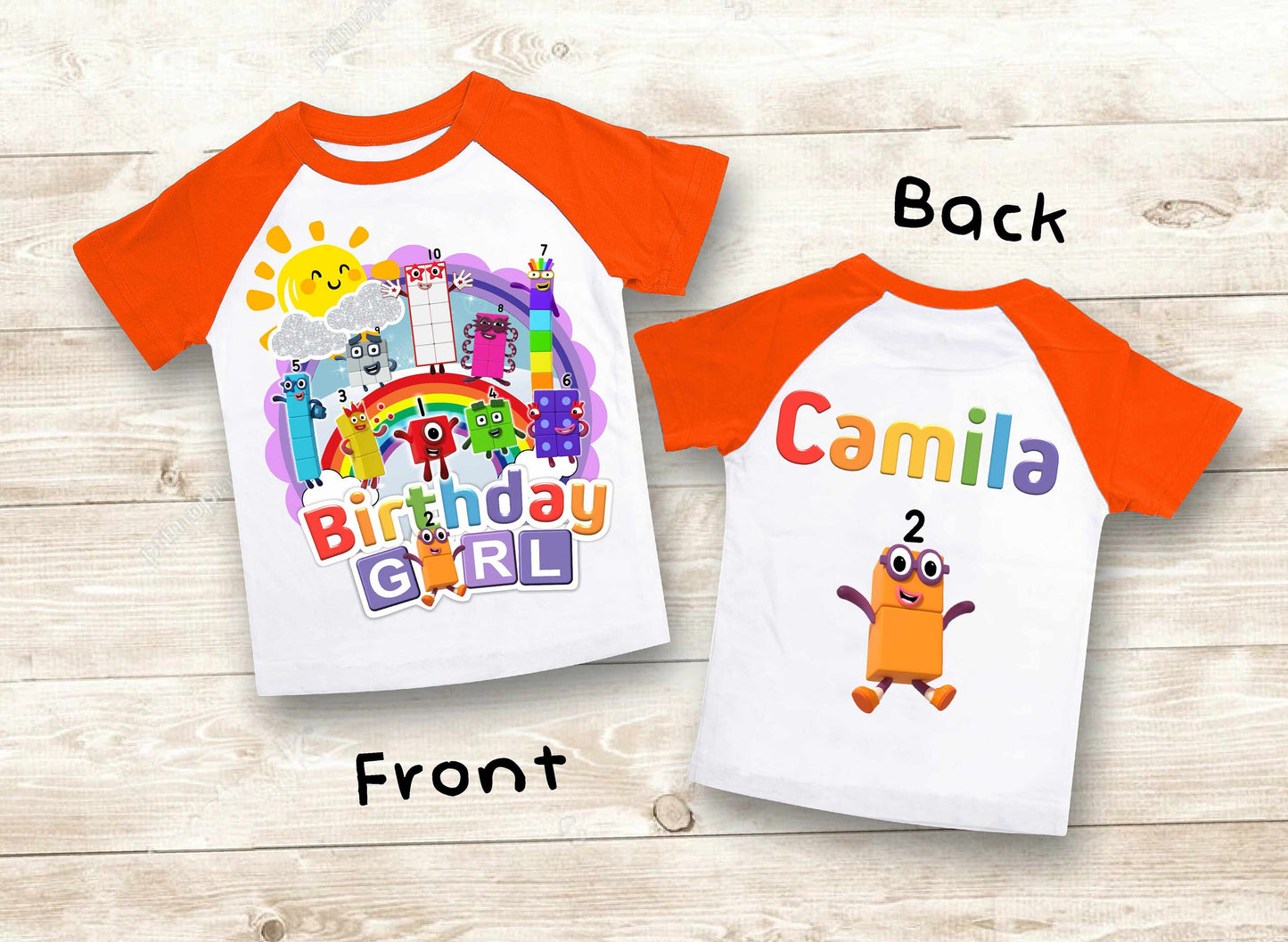 Number  Inspired Birthday T Shirt, Number theme Party, Personalized Birthday shirt, Gift Birthday Shirt, family tees Custom