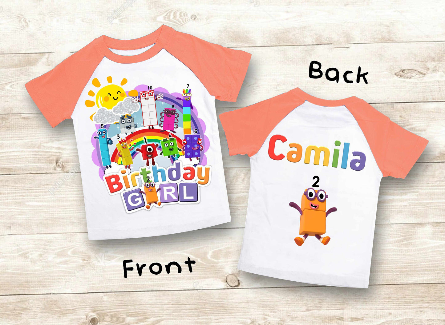 Number  Inspired Birthday T Shirt, Number theme Party, Personalized Birthday shirt, Gift Birthday Shirt, family tees Custom