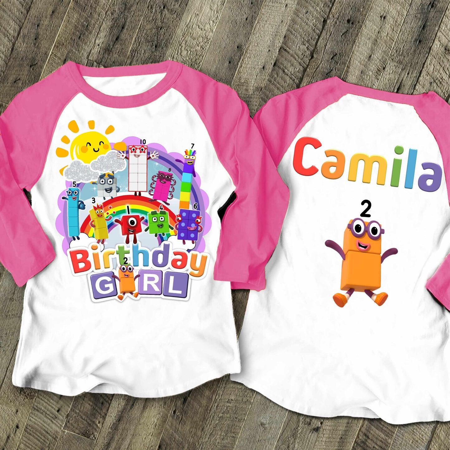 Number  Inspired Birthday T Shirt, Number theme Party, Personalized Birthday shirt, Gift Birthday Shirt, family tees Custom