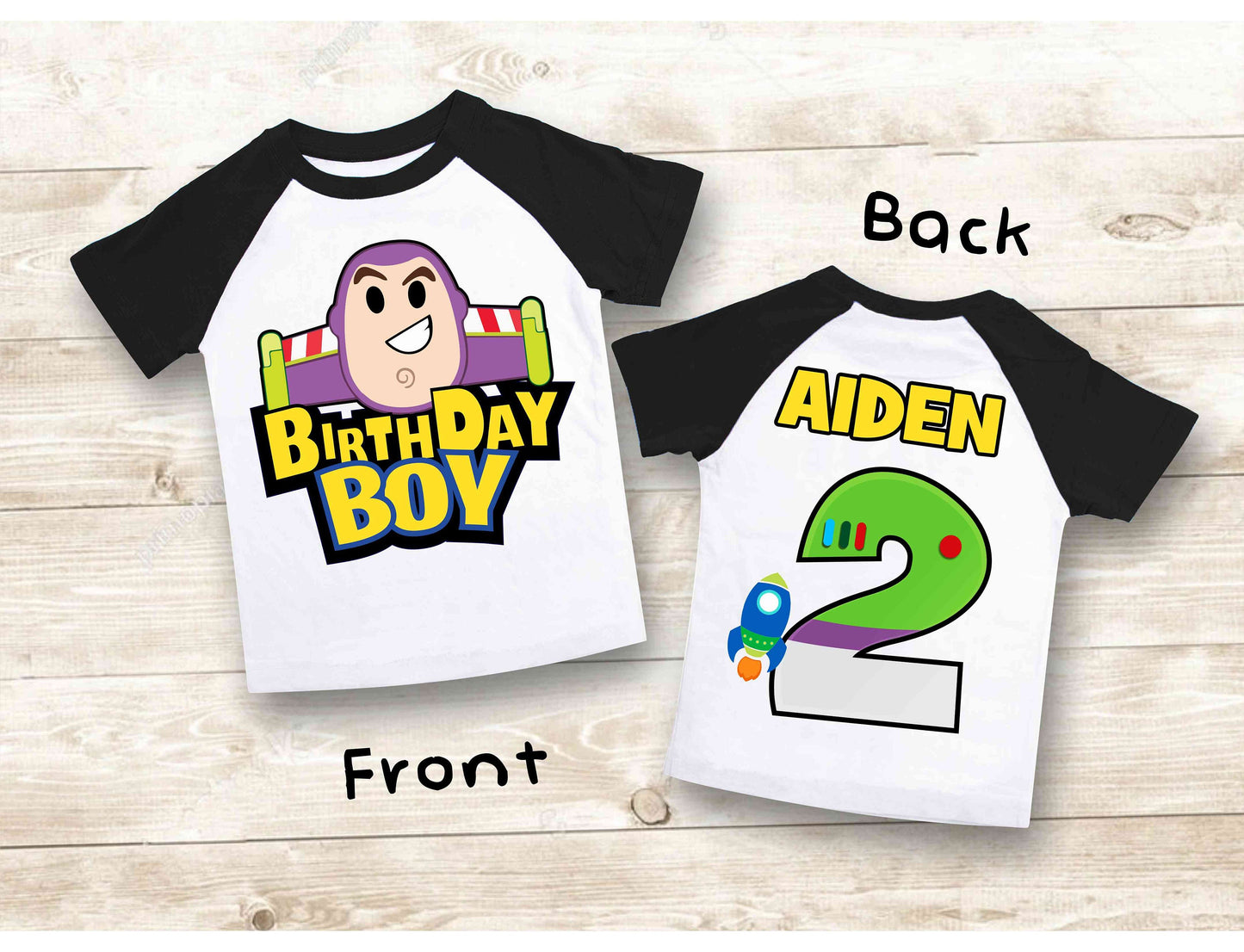 Space  Birthday T Shirt, Toy theme Party, buzz lightyear Personalized shirt, Gift Birthday Shirt, family tees Custom