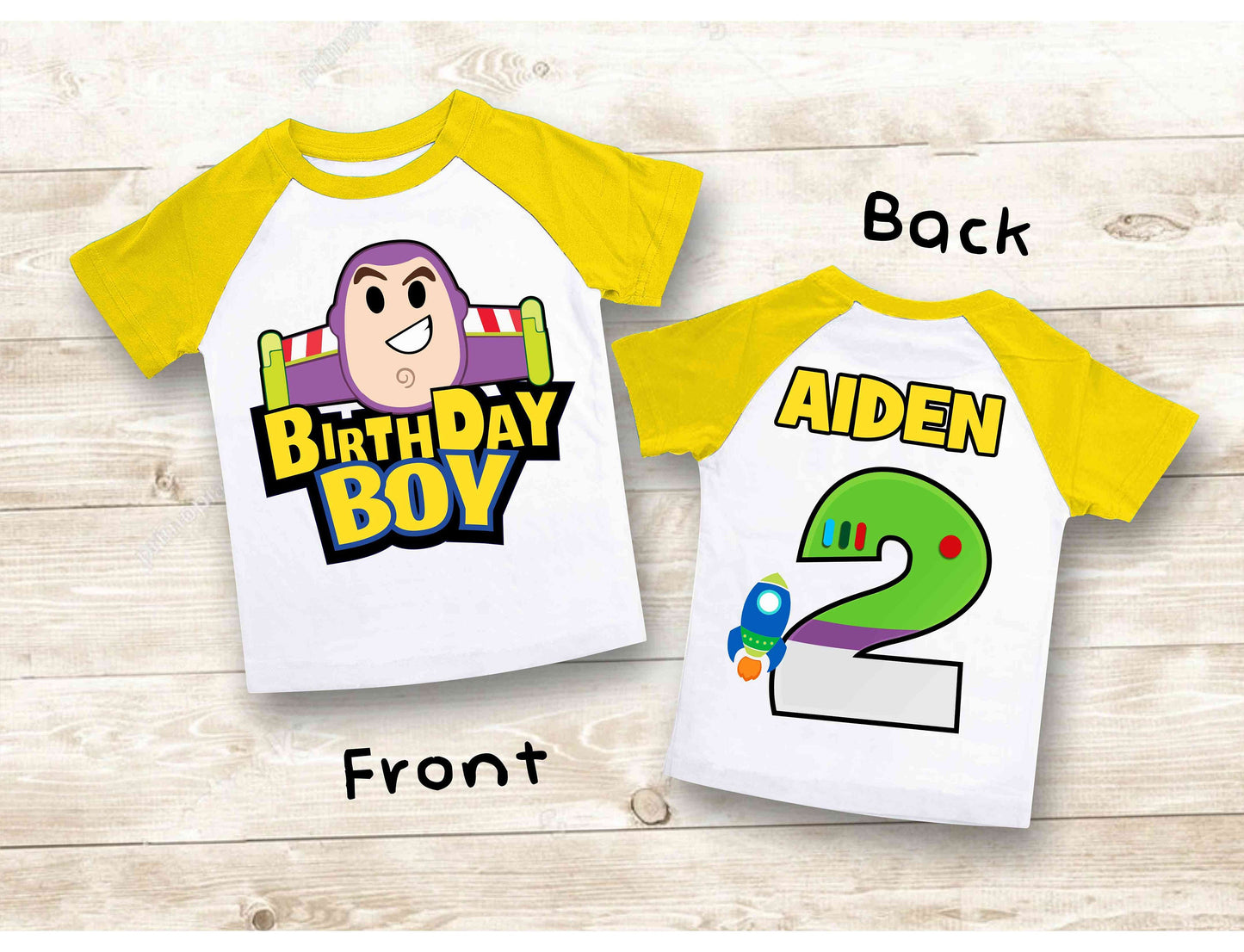 Space  Birthday T Shirt, Toy theme Party, buzz lightyear Personalized shirt, Gift Birthday Shirt, family tees Custom