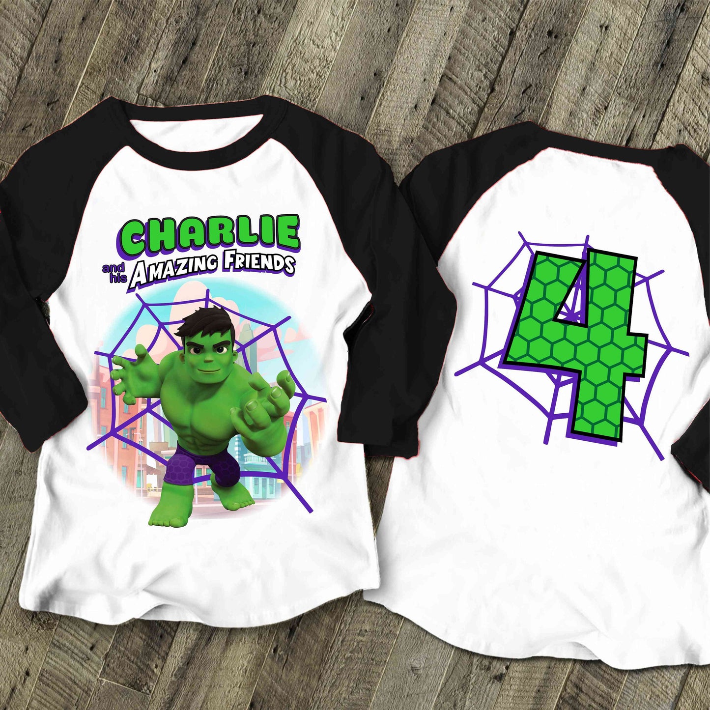 Spiderman Inspired Birthday T Shirt, Hulk & His friends theme Party, Personalized shirt, Gift Birthday Shirt, family tees Custom
