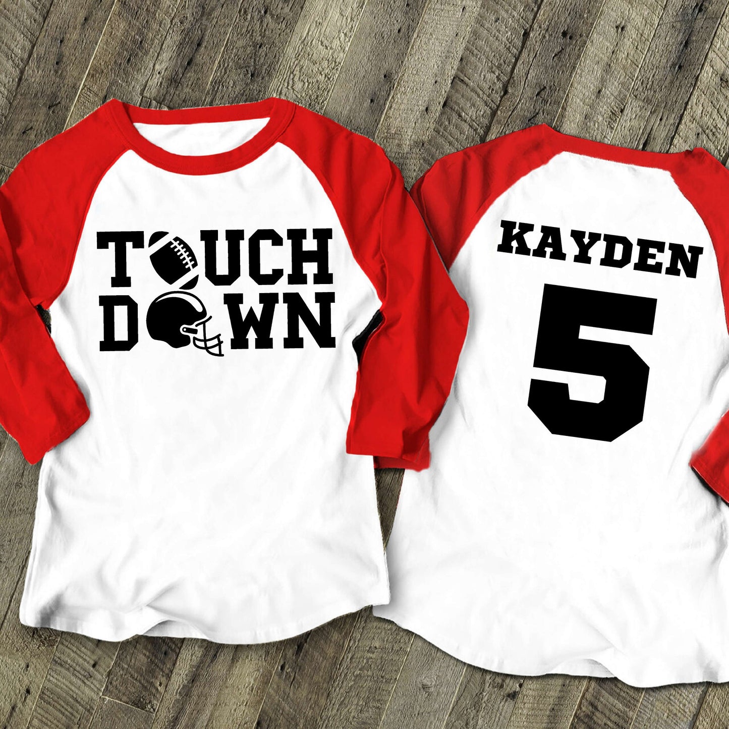 Customized Football Shirt - Your Name Football - Football Shirt - Game Day Shirt - Football Season Tee - Football Graphic Tee