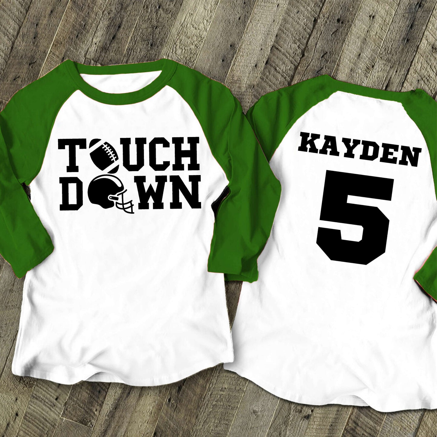 Customized Football Shirt - Your Name Football - Football Shirt - Game Day Shirt - Football Season Tee - Football Graphic Tee