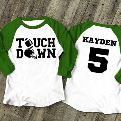 Customized Football Shirt - Your Name Football - Football Shirt - Game Day Shirt - Football Season Tee - Football Graphic Tee