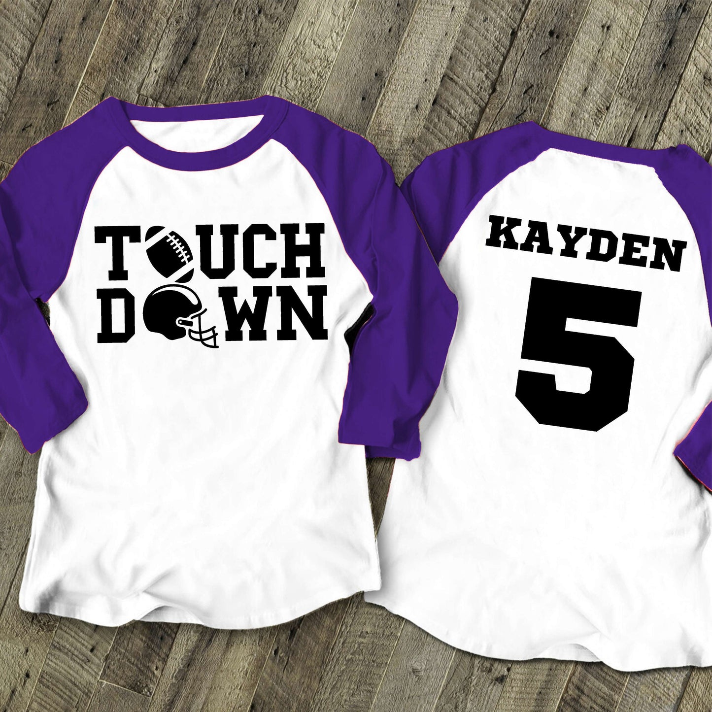 Customized Football Shirt - Your Name Football - Football Shirt - Game Day Shirt - Football Season Tee - Football Graphic Tee