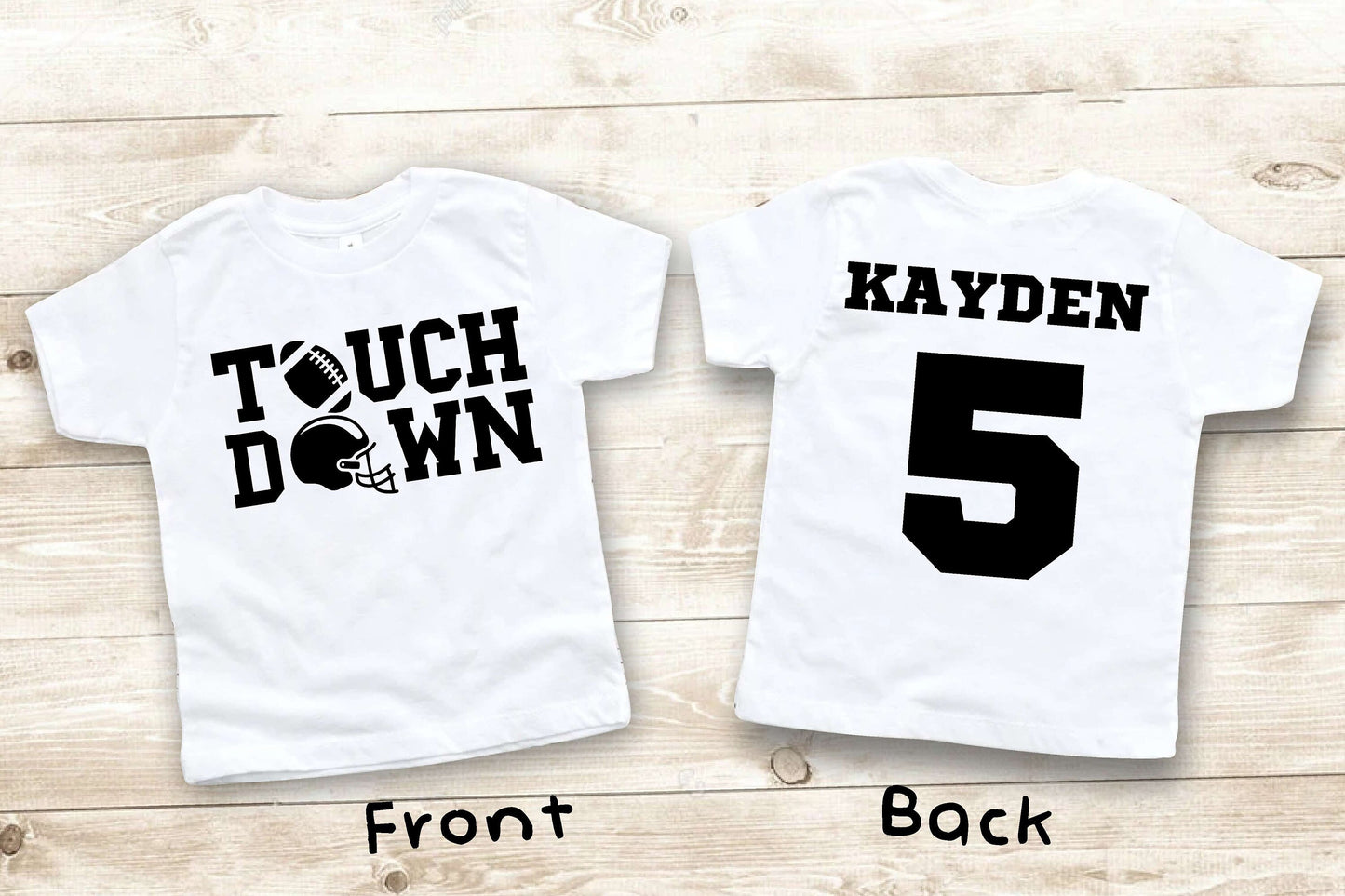 Customized Football Shirt - Your Name Football - Football Shirt - Game Day Shirt - Football Season Tee - Football Graphic Tee