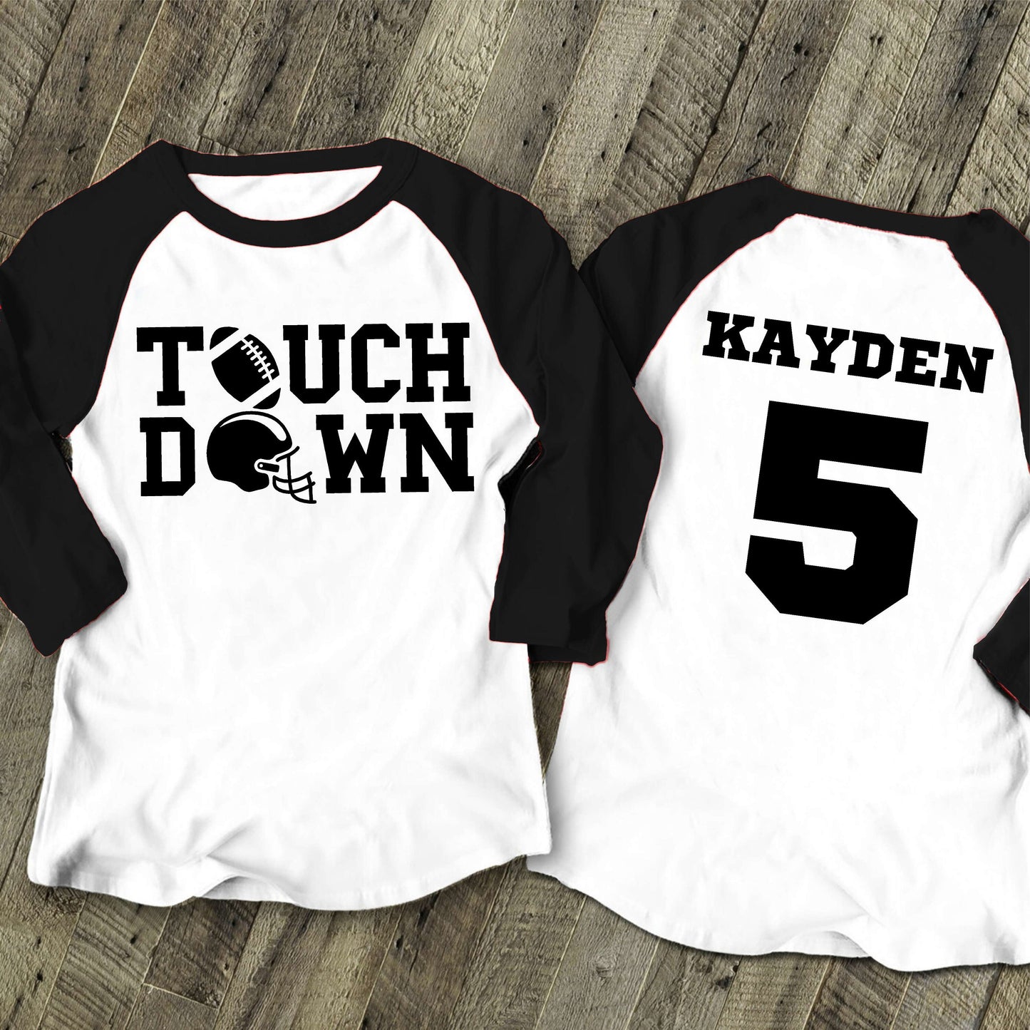 Customized Football Shirt - Your Name Football - Football Shirt - Game Day Shirt - Football Season Tee - Football Graphic Tee