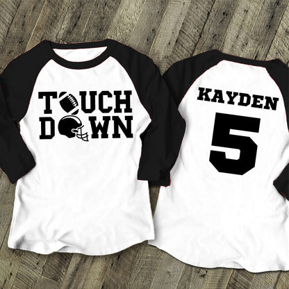 Customized Football Shirt - Your Name Football - Football Shirt - Game Day Shirt - Football Season Tee - Football Graphic Tee