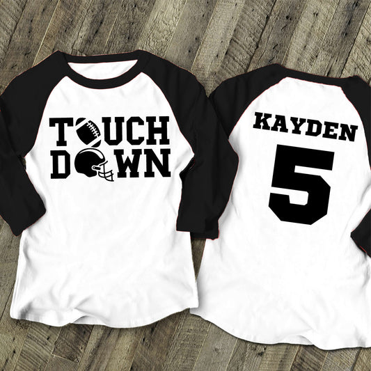 Customized Football Shirt - Your Name Football - Football Shirt - Game Day Shirt - Football Season Tee - Football Graphic Tee