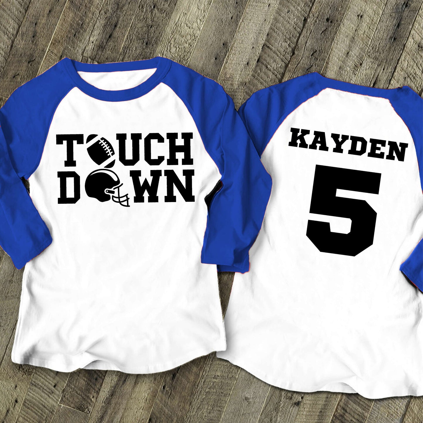 Customized Football Shirt - Your Name Football - Football Shirt - Game Day Shirt - Football Season Tee - Football Graphic Tee
