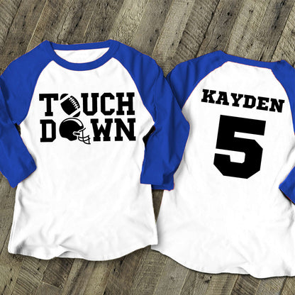 Customized Football Shirt - Your Name Football - Football Shirt - Game Day Shirt - Football Season Tee - Football Graphic Tee