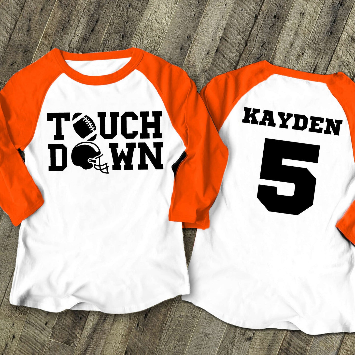 Customized Football Shirt - Your Name Football - Football Shirt - Game Day Shirt - Football Season Tee - Football Graphic Tee