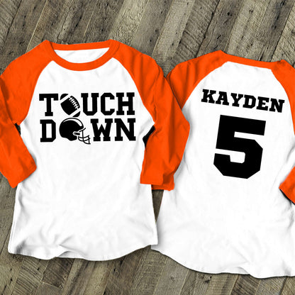 Customized Football Shirt - Your Name Football - Football Shirt - Game Day Shirt - Football Season Tee - Football Graphic Tee