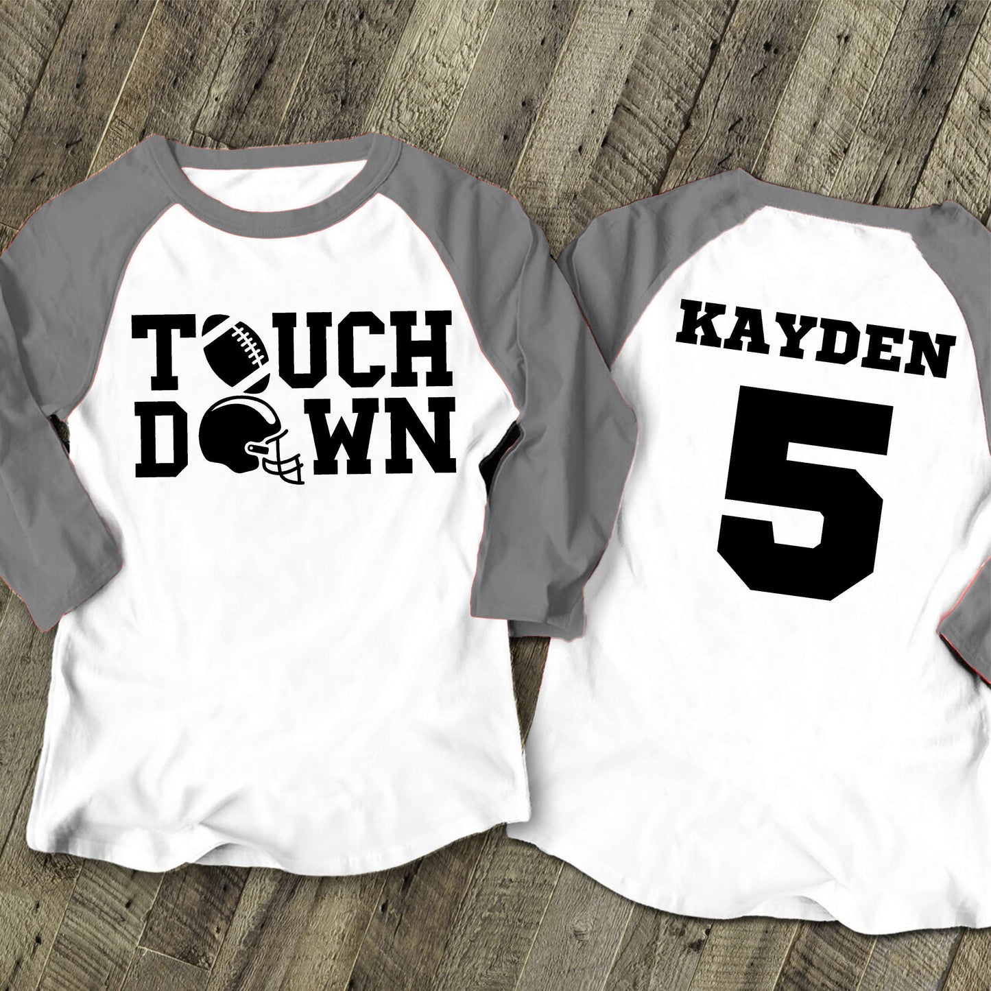 Customized Football Shirt - Your Name Football - Football Shirt - Game Day Shirt - Football Season Tee - Football Graphic Tee
