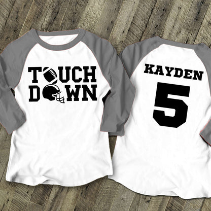 Customized Football Shirt - Your Name Football - Football Shirt - Game Day Shirt - Football Season Tee - Football Graphic Tee
