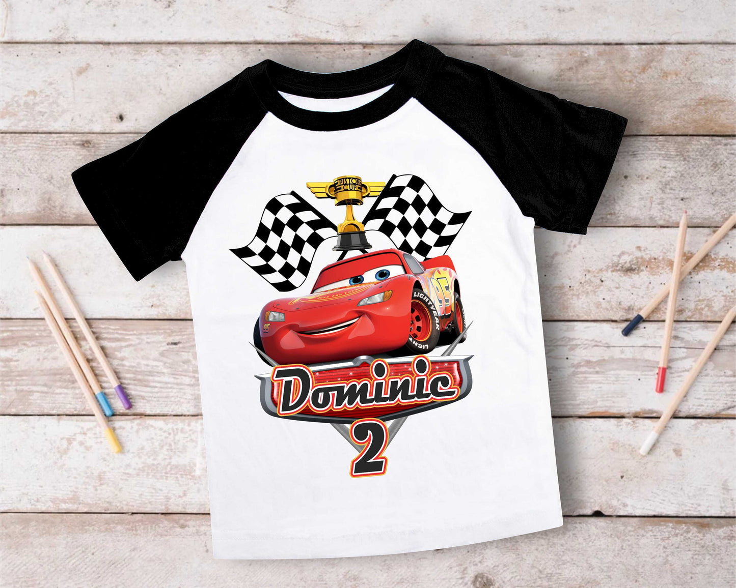 Cars Birthday T Shirt, Lightning Mcqueen theme Party, Gift Birthday Shirt, family tees Custom