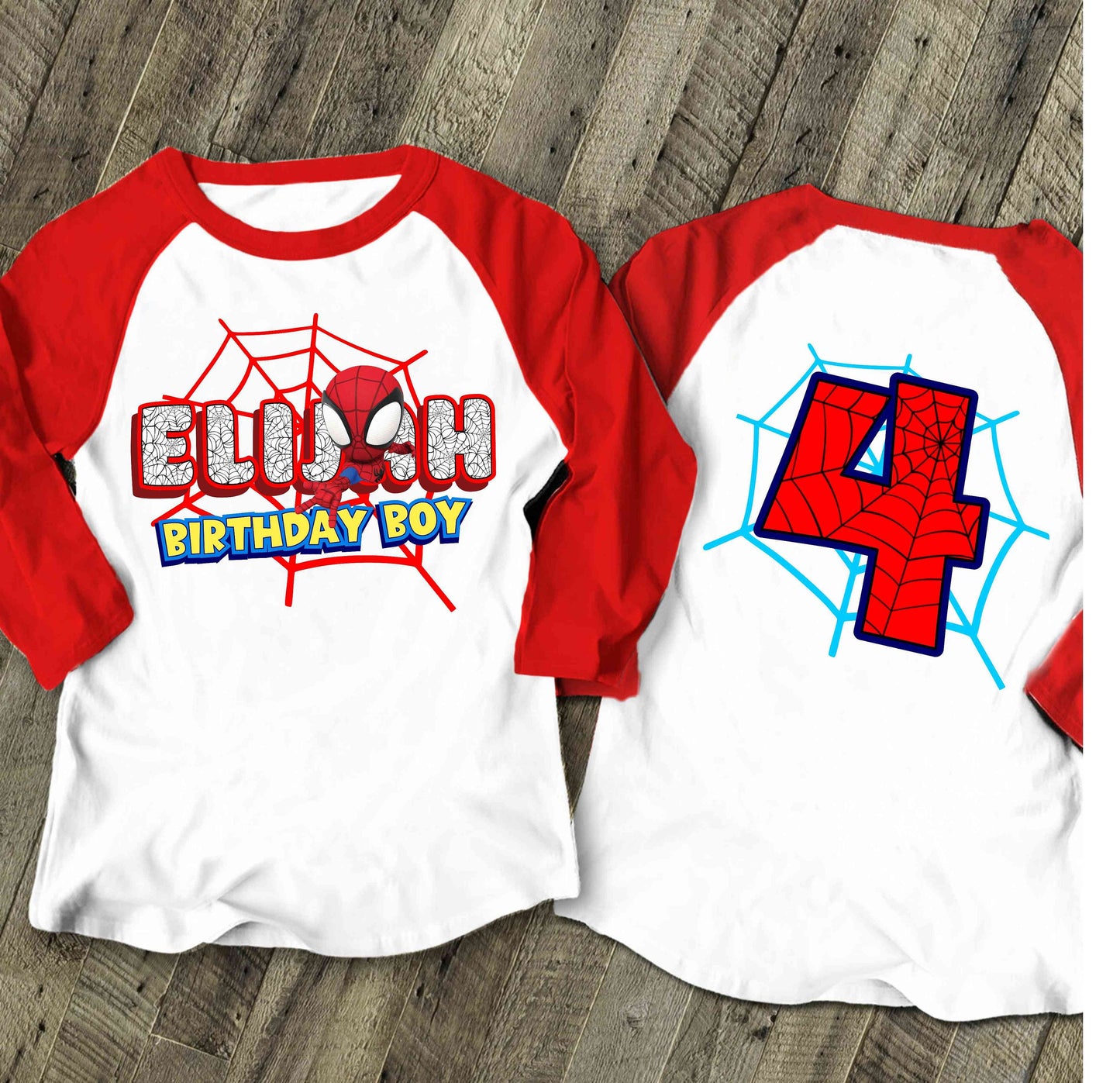 Spiderman Inspired Birthday T Shirt, Spidey & His friends theme Party, Gift Birthday Shirt, family tees Custom
